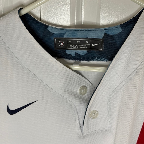 Nike Atlanta Braves Size XL 2021 MLB All-Star NL Game White Jersey Camo Accent - Picture 4 of 12